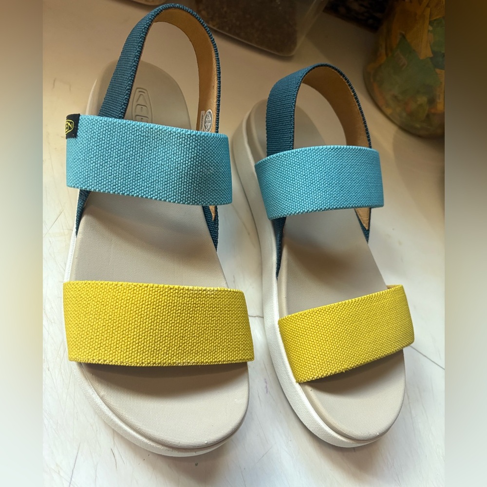 Keen Women's Sandals - Blue and Yellow